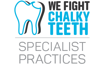 We Fight Chalky Teeth Specialist Practices Logo
